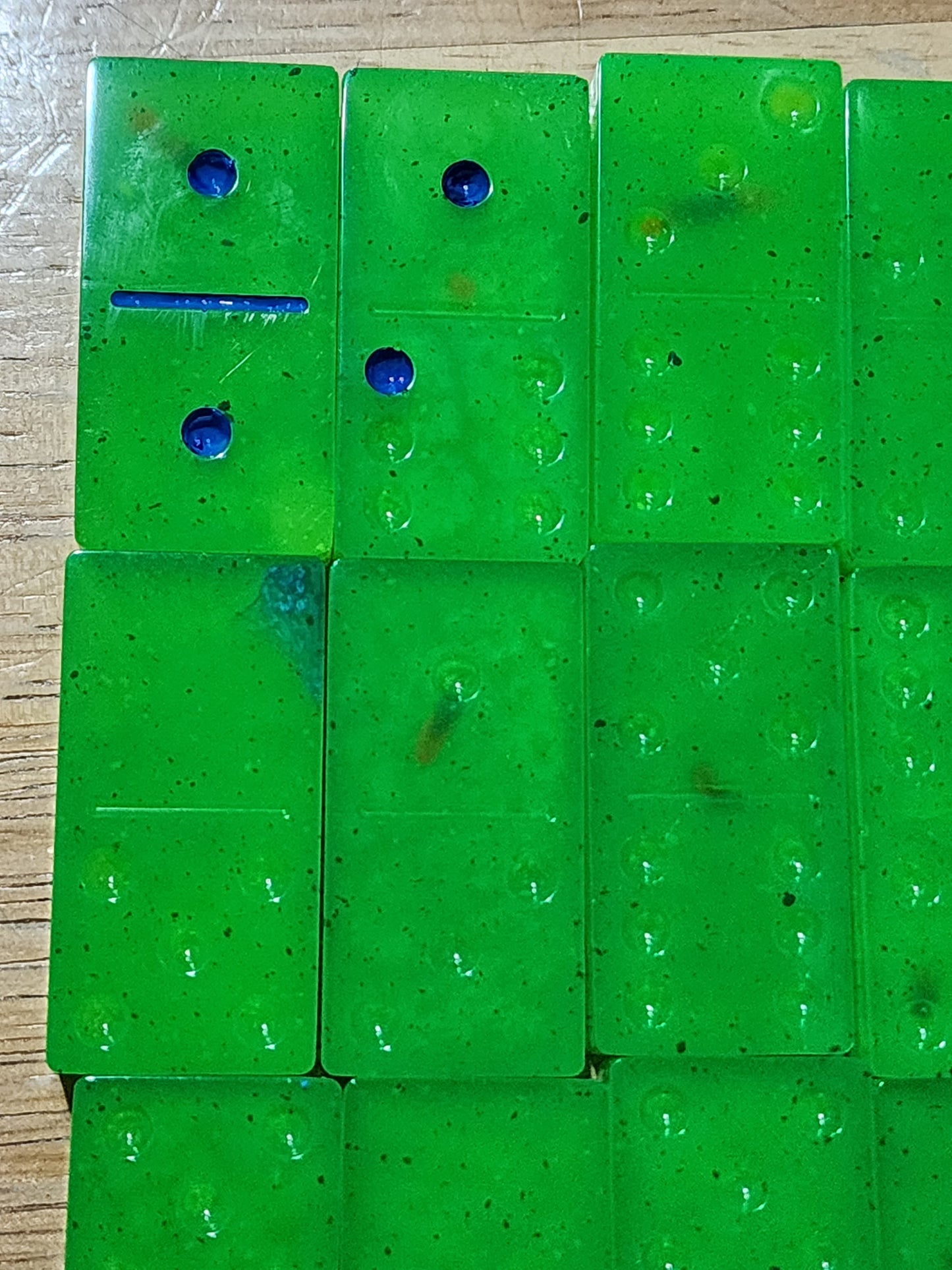 6X6 Dominos - Slime Green